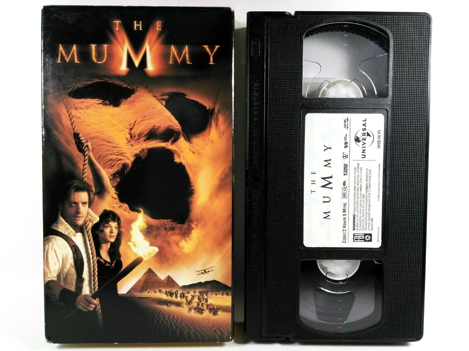 THE MUMMY (VHS, 1999) Brendan Fraser, Rachel Weisz, John