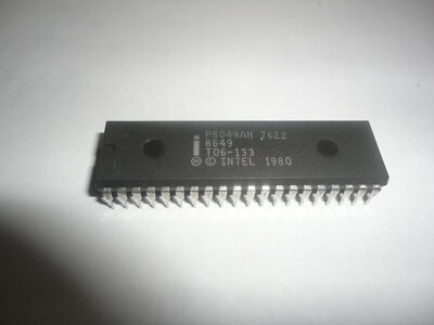 INTEL40 PIN DIP IC P8049AH7622 USED BY VARIOUS BRANDS AND MODELS.