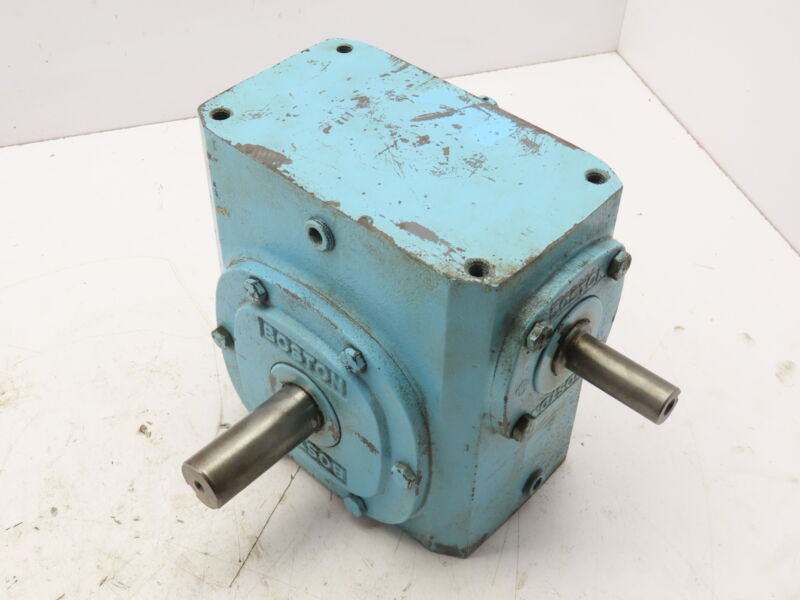Boston 726-30-G Shaft In/Out Worm Gear Box Speed Reducer 30:1 Ratio 1.5 HP