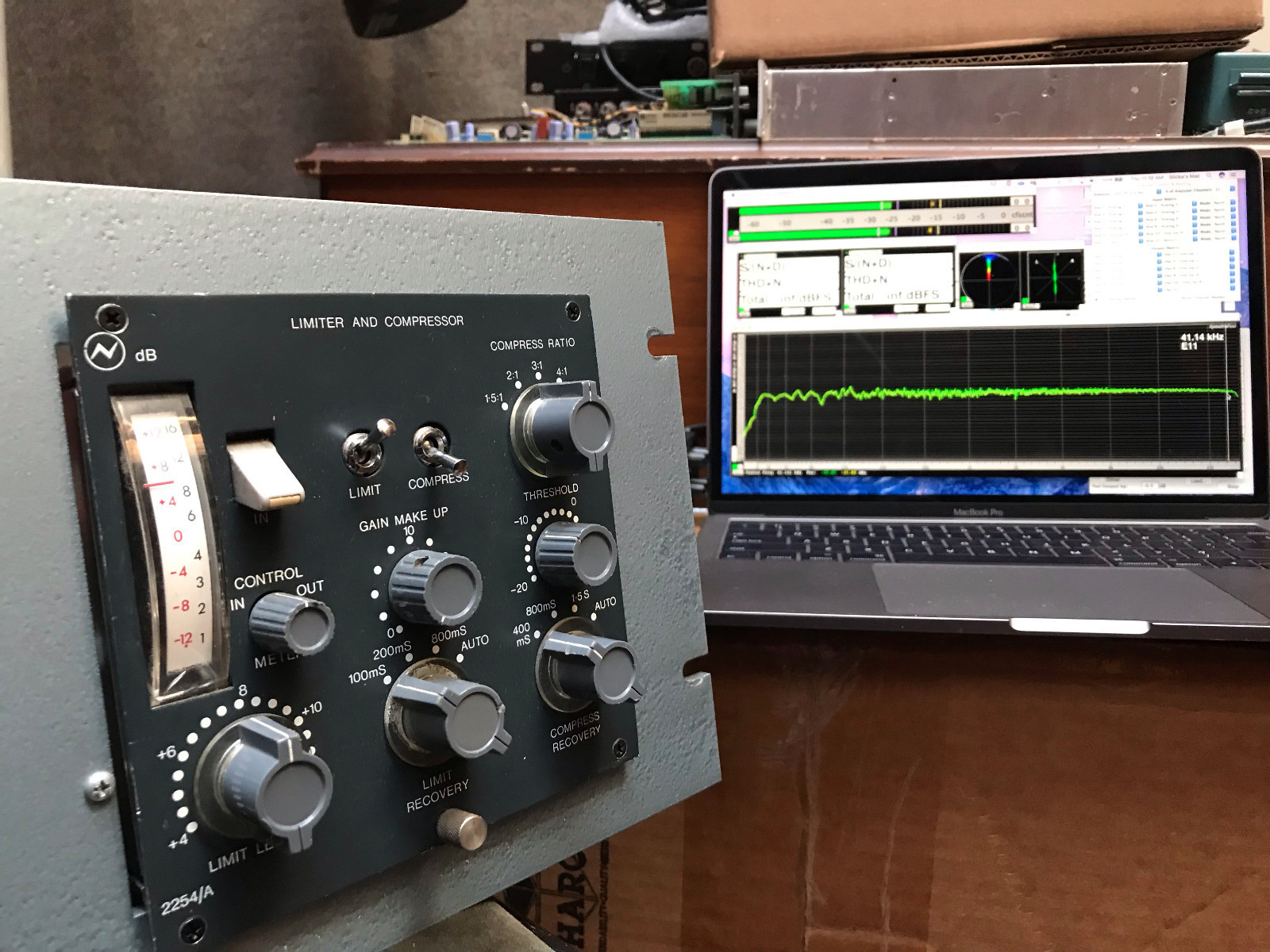 NEVE 2254 E Stereo Racked Vintage Pair with Power Supply BBC Audix CalrecAM6/17A