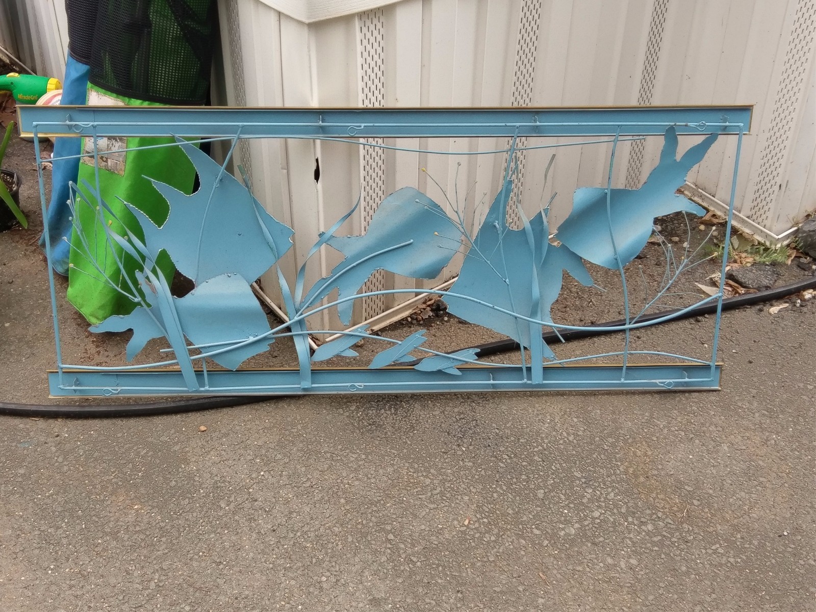 Large Museum Metal Fish Tank Display