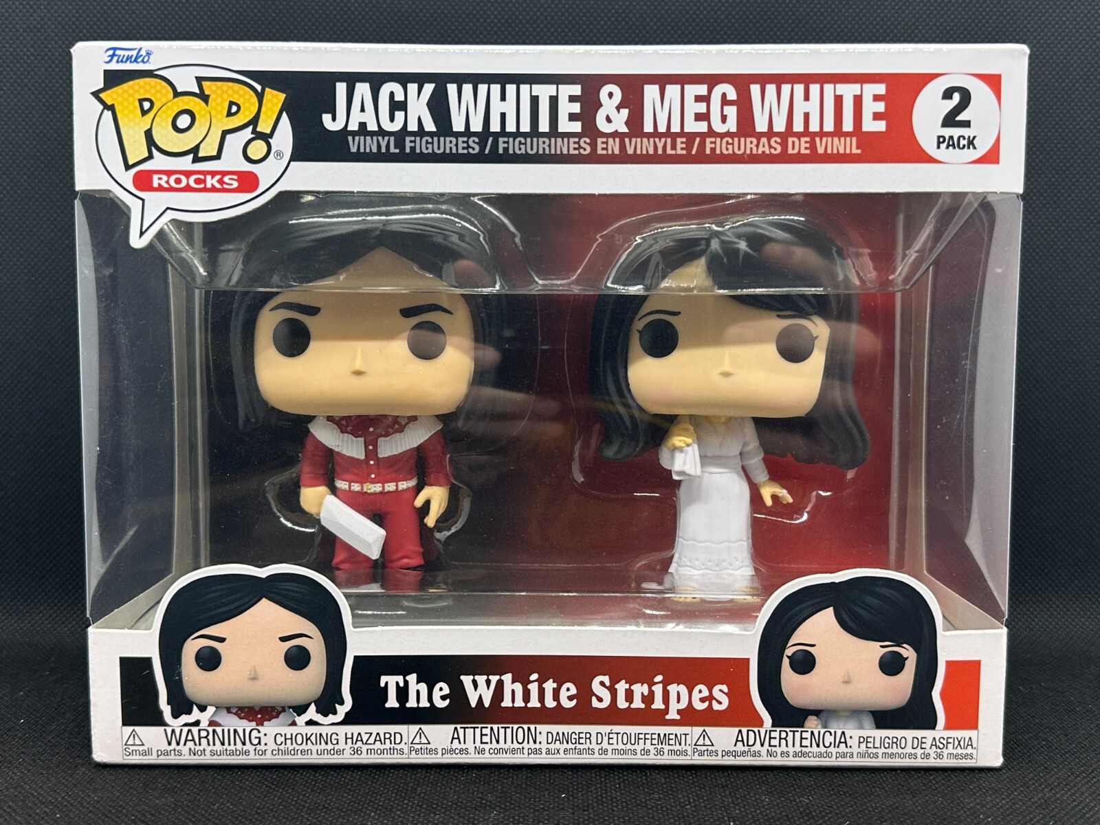 FUNKO POP! ホワイトストライプス ジャック&amp;メグ Funko Pop Rocks The White Stripes Jack White And Meg White