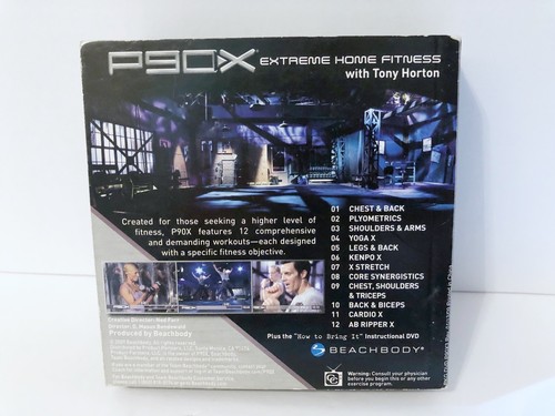 P90X Extreme Home Fitness The Workouts Complete 12 DVD Set BEACHBODY Tony Horton