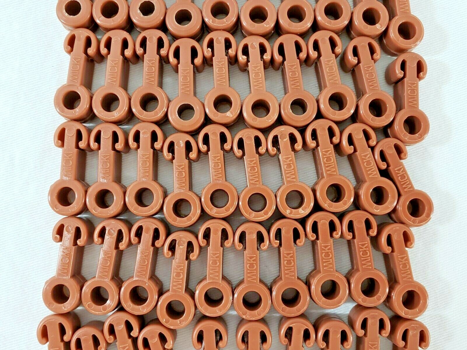 Lot 72 MICKI LEKSAKER Dog Bone Train Track Connectors ~ Made in GEMLA SWEDEN