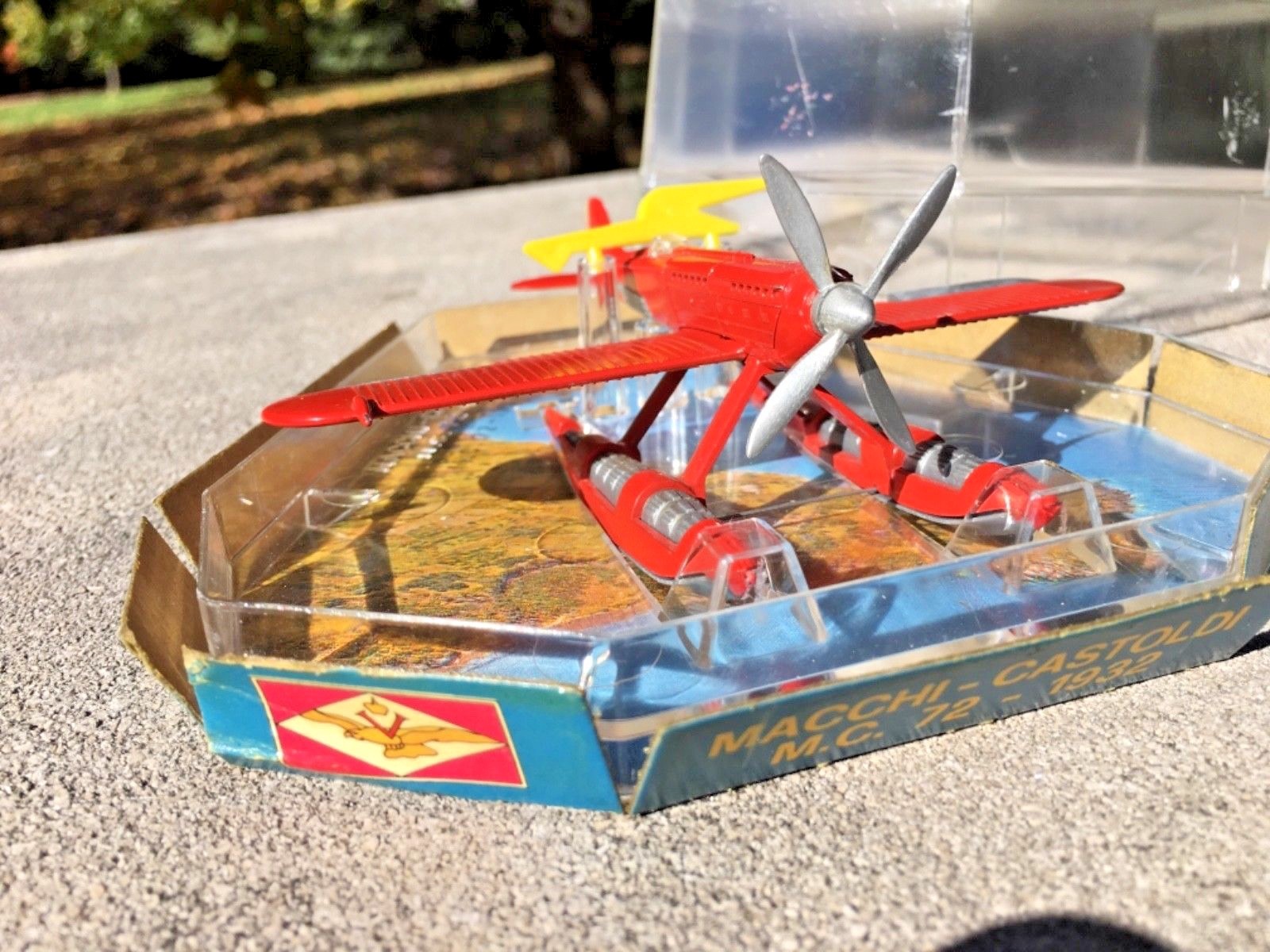 Diecast Plane EDISON AIR LINE H.F. Macchi-Castoldi M.C. 72 (1932) Racing Seaplan