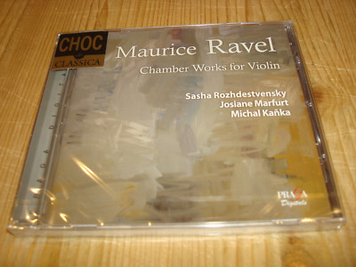 Ravel Chamber Works for Violin SASHA ROZHDESTVENSKY Audiophile PRAGA SACD SEALED