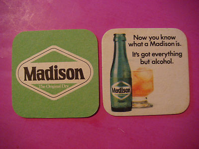 Beer COASTER Cider Mat ~ MADISON The Original Dry ~ Got Everything but Alcohol