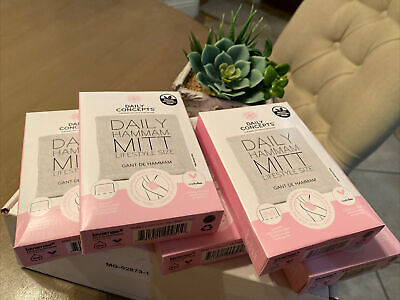 5 Daily Concepts Hammam Mitts as shown - new in box
