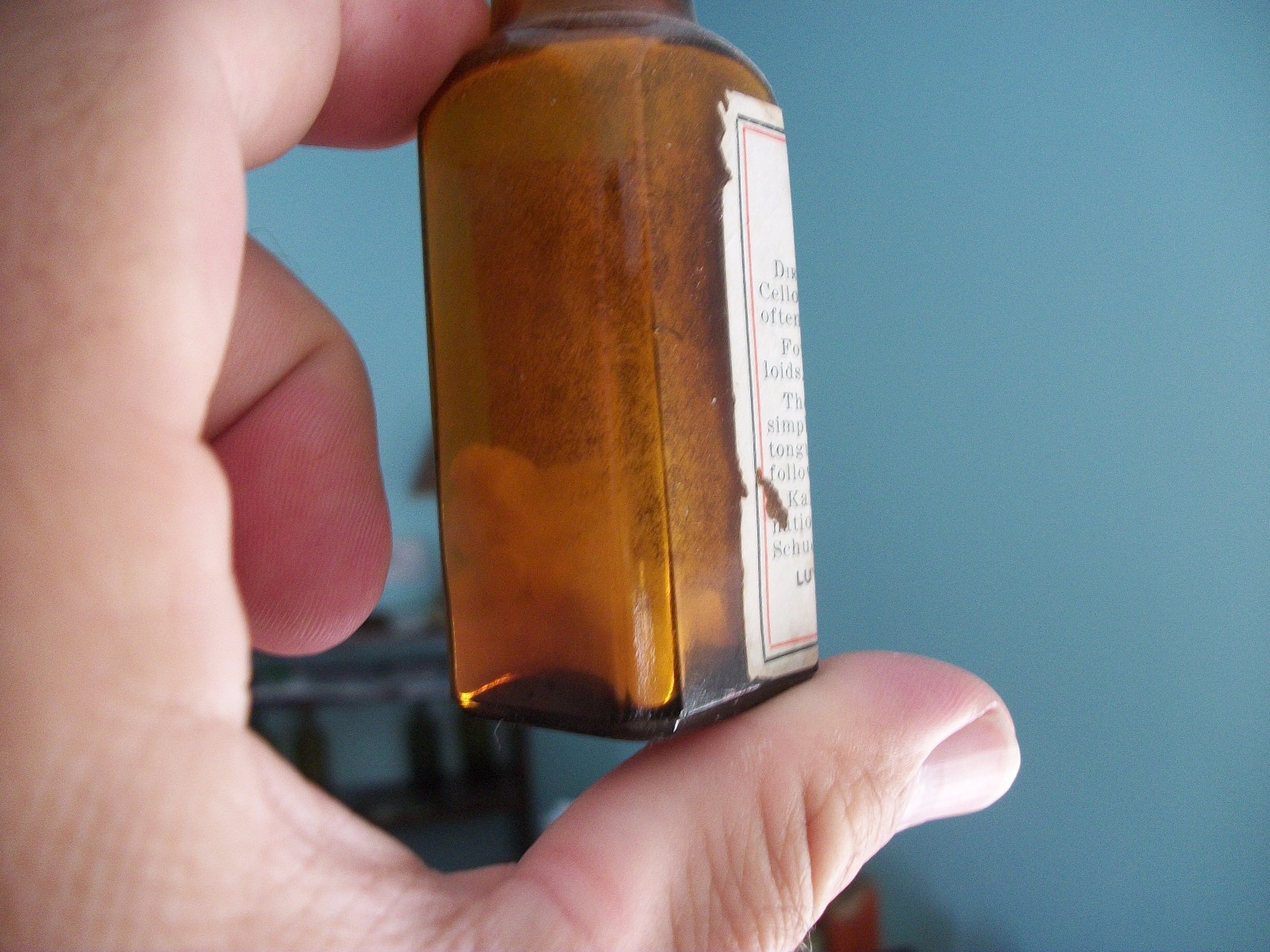 AMBER LABELED KALI SULPHATE CELLOIDS HOMEOPATHIC POTENCY ST LOUIS MO LUYTIES