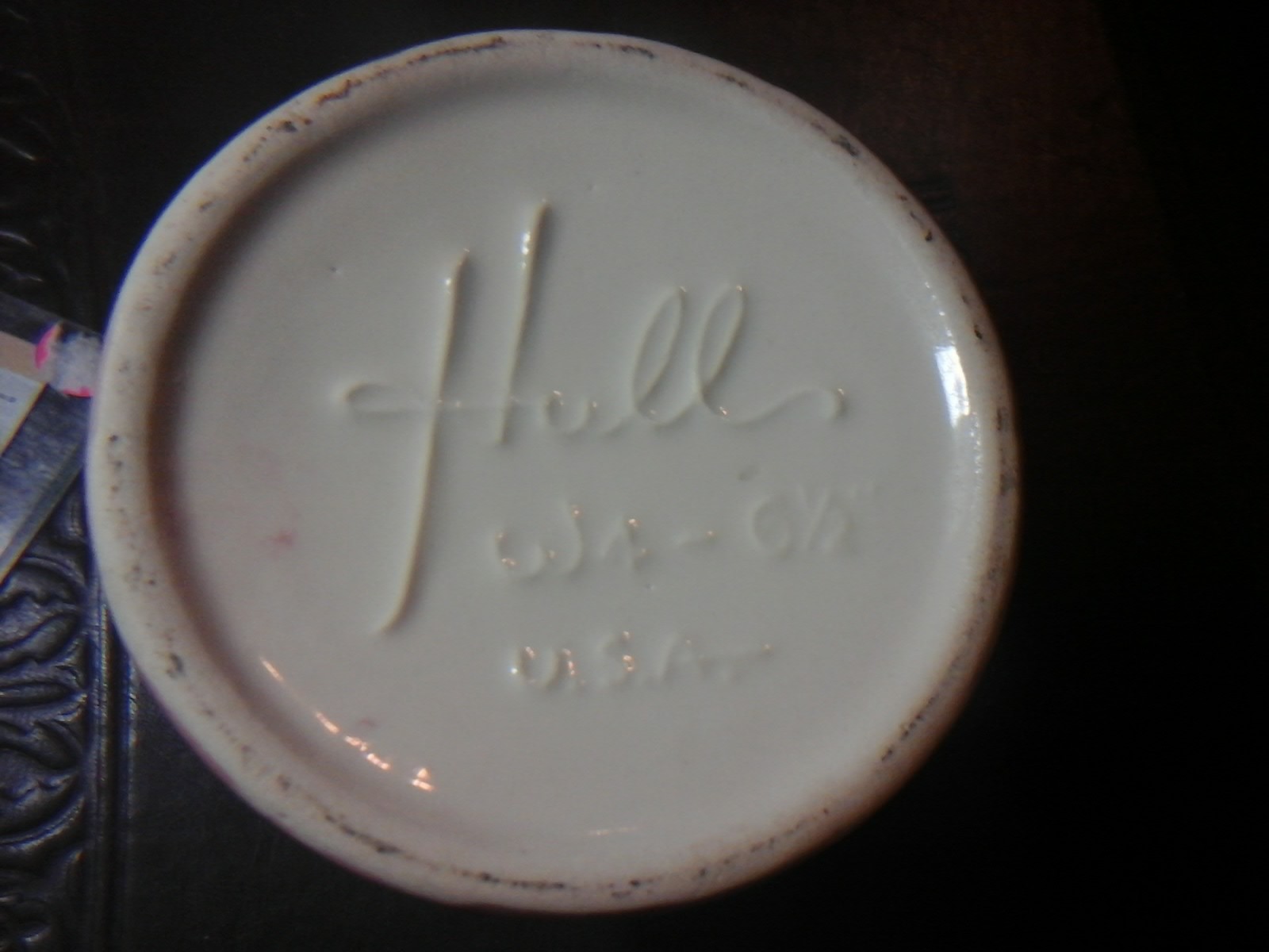 Vintage hull potery W4-C1/2 vase 7