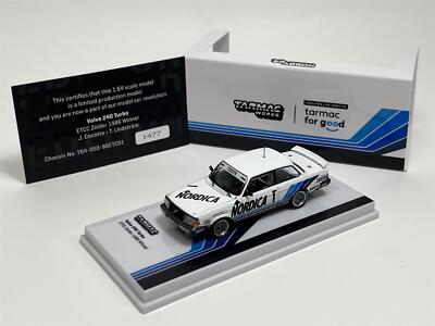 Volvo 240 Turbo #1 ETCC Zolder 1986 Winner 1:64 Scale Tarmac Works T6405086ETC01