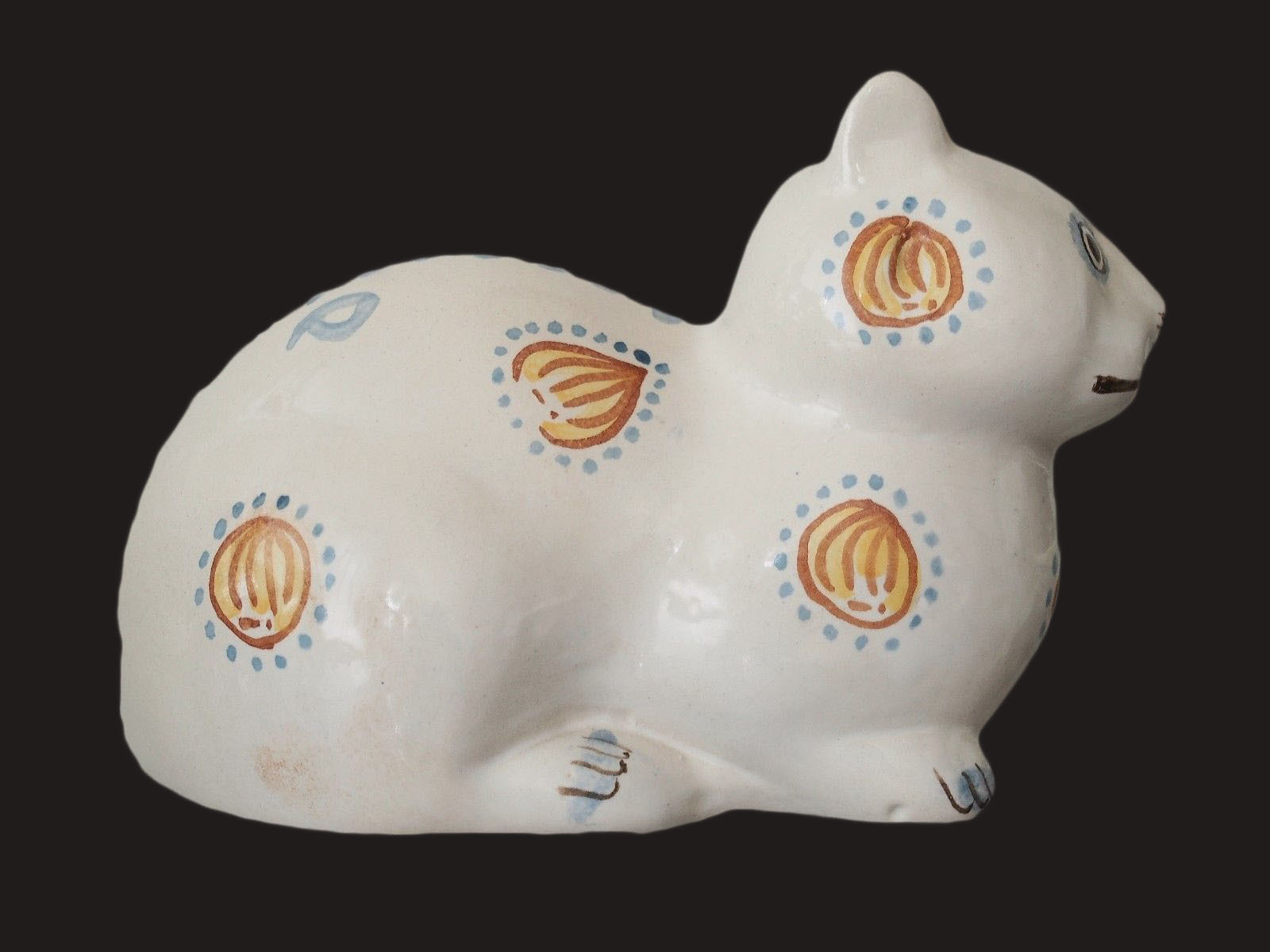 MMA METROPOLITAN MUSEUM OF ART VINTAGE CERAMIC CAT FIGURINE