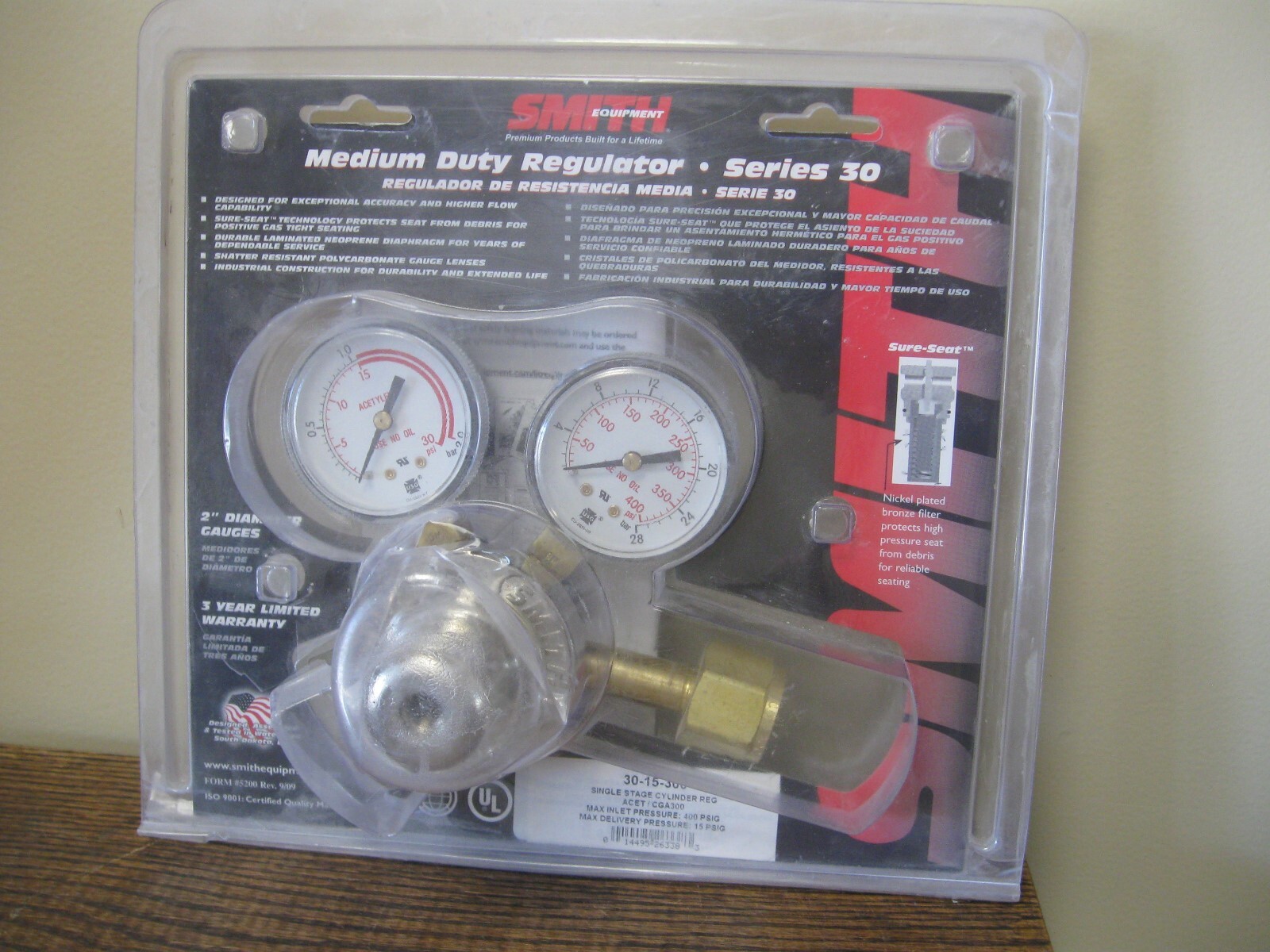 New! MILLER/SMITH Medium Duty Regulator Series 30 (30-15-300)