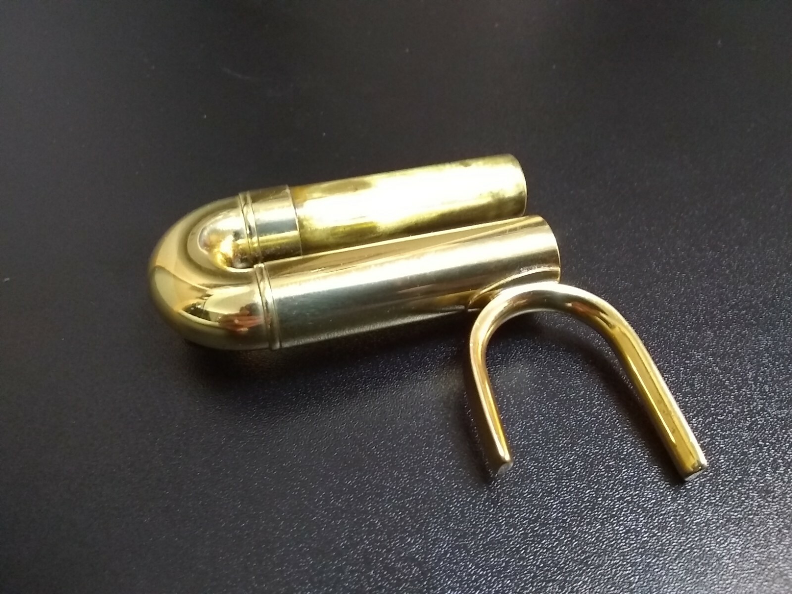 BACH TR300H2 TRUMPET PARTS: 1st VALVE SLIDE w/ THUMB SADDLE EXCELLENT