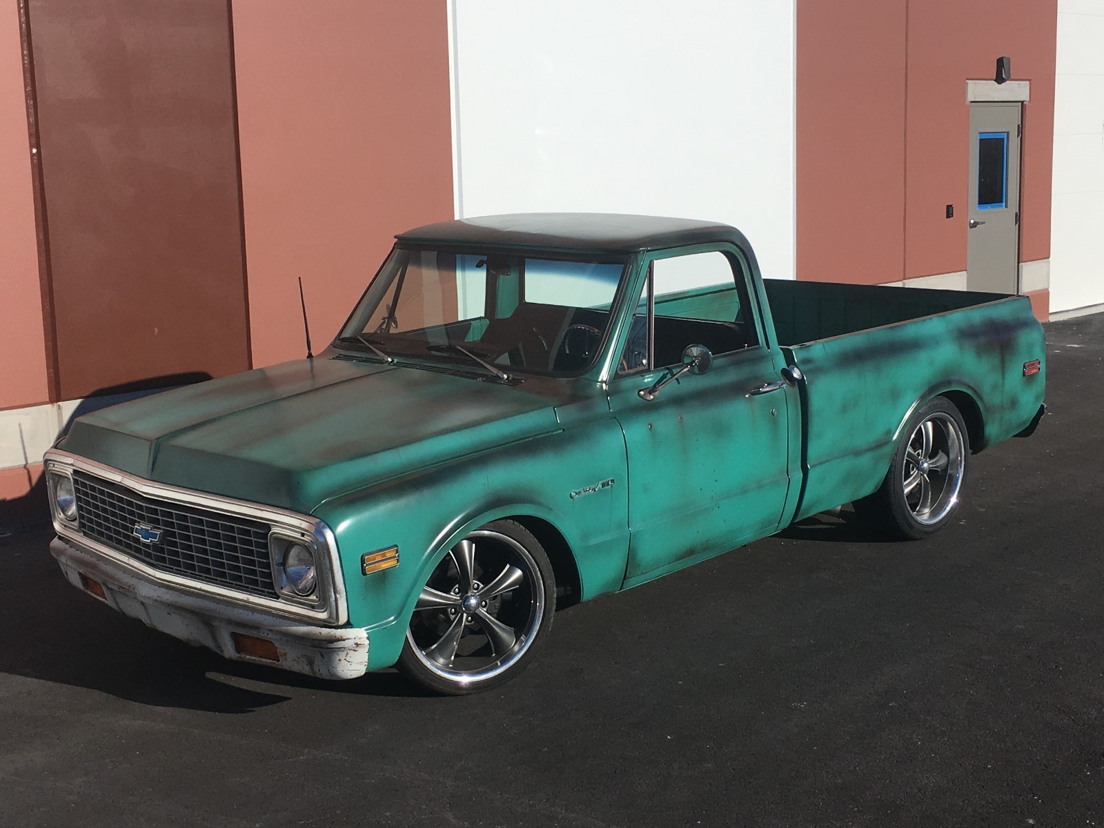 No Reserve 1972 Chevy C10 Hot Rod Patina Shop Truck 454 Resto Other 3100 Bagged - Used Chevrolet