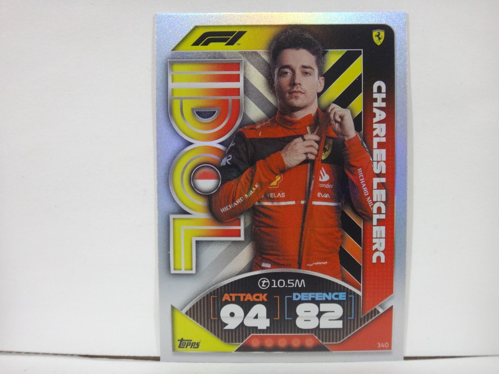 2022 Topps F1 Turbo Attax Idol Charles Leclerc #340 | eBay