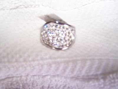 Austrian Crystal Cocktail Ring Size 6 NWT MSRP $69.99 