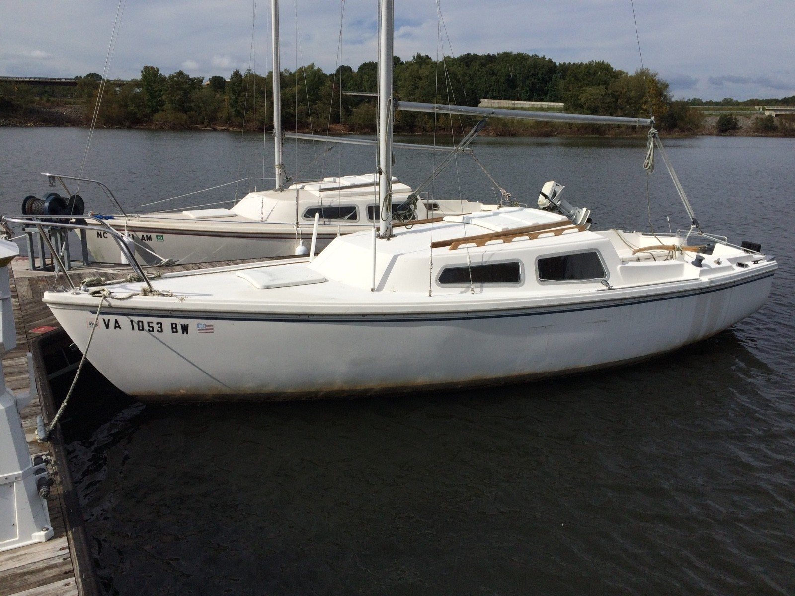 1978 Catalina 22 Sailboat w Trailer, Boynton Virginia | No Fees & No Reserve