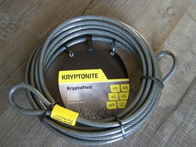 Kryptonite KryptoFlex Braided Steel 3010 Loop Lock Cable 30/' 914cm x 3//8/'/' 10mm