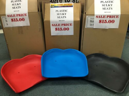 Harness Racing Replacement Sulky Seat With 4 Bolts ~ Blueor  Red