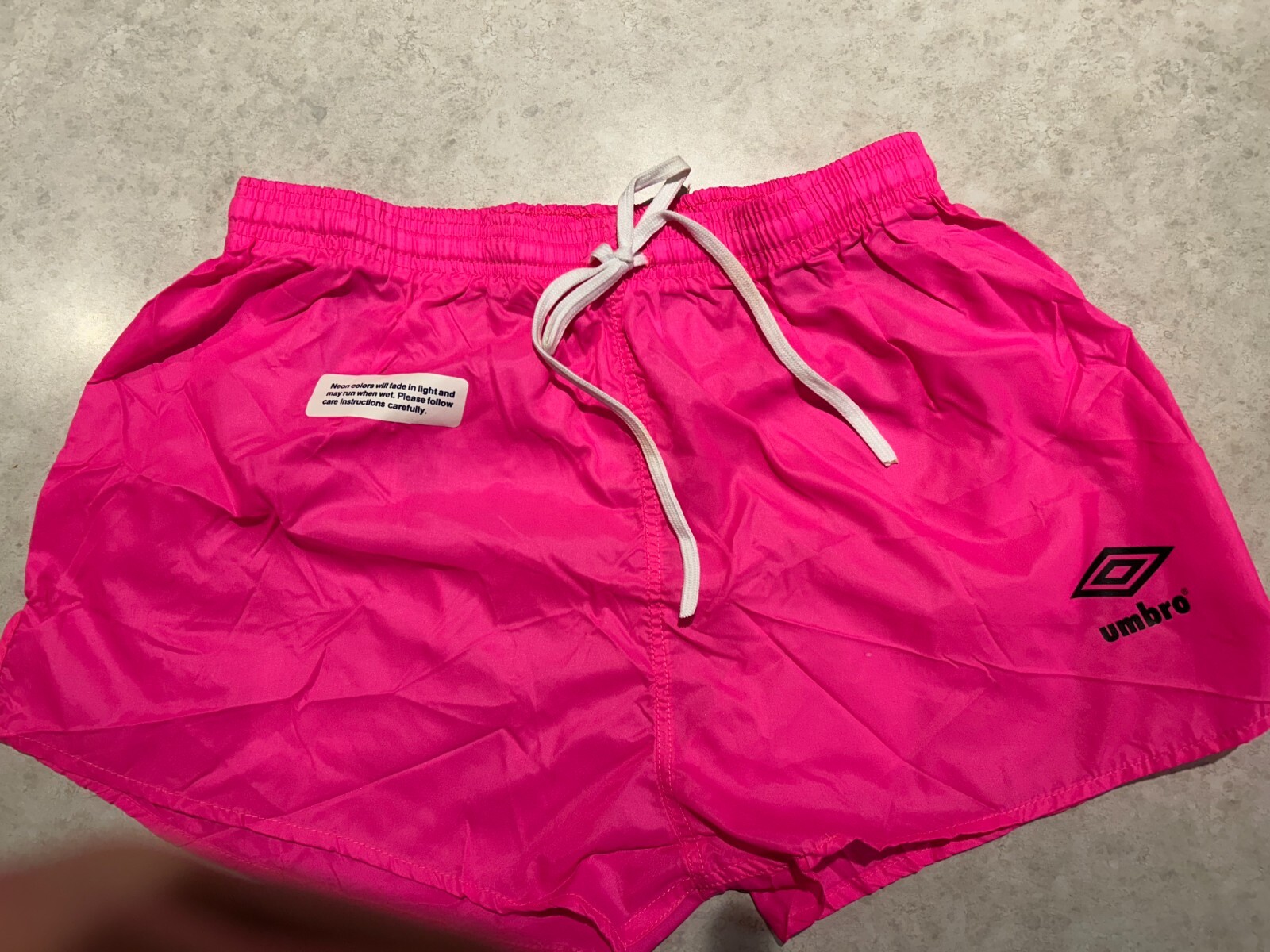 UMBRO - 80s★USA製UMBRO★アシンメトリー★ウーブンナイロンショーツ★US/XL UMBRO VINTAGE UNISEX 