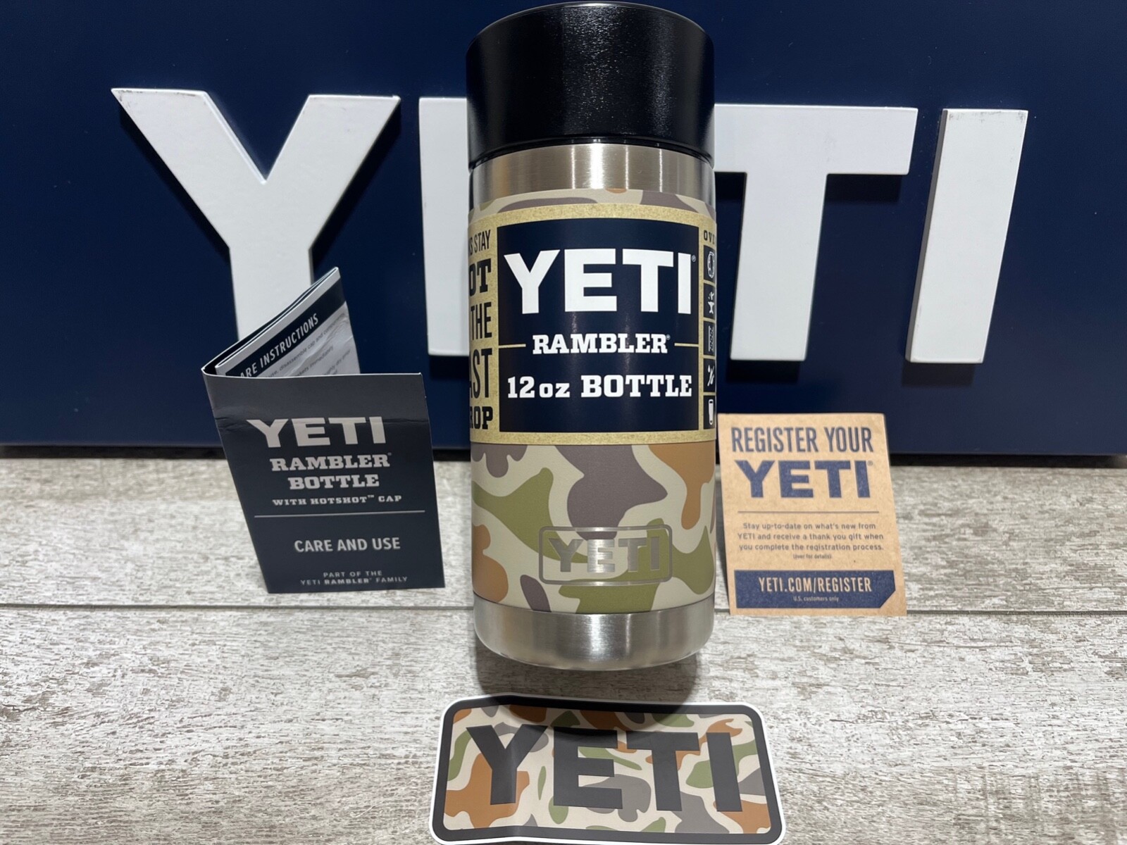 YETI RAMBLER フードジャー　カモ柄　8oz YETI RAMBLER フードジャー カモ柄 8oz