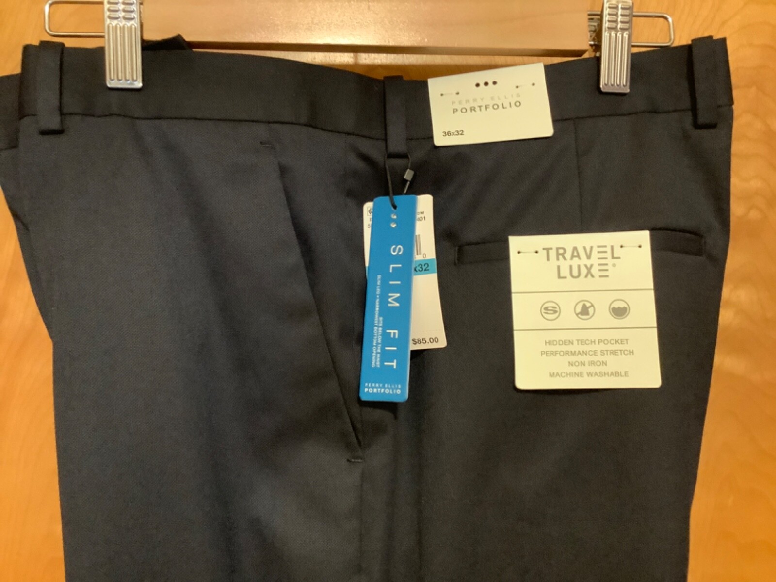 パンツ 90s Perry Ellis PORTFOLIO 2TUCK SLACKS PERRY ELLIS - 90s PERRY ELLIS ペリーエリス ツータックワイド