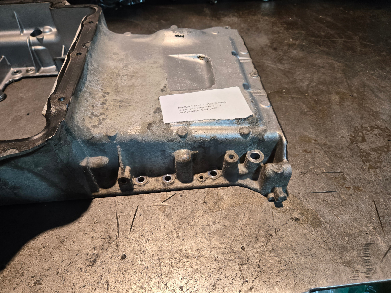 Mercedes Sprinter W906 Oil Pan Top A6510140800 - Picture 4 of 14