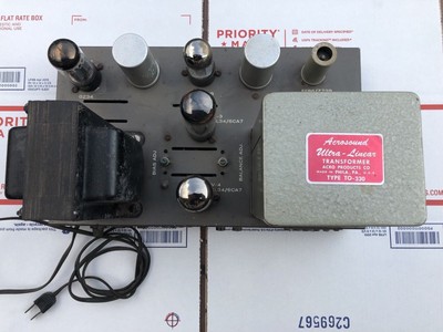 Eico HF-60  Acrosound TO-330 Tube Amplifier Very Nice Shape  Complete!
