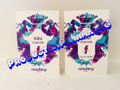 Sisley EAU TROPICALE Eau de Toilette .05fl.oz/1.6ml CARDED SAMPLE Free Shipping!