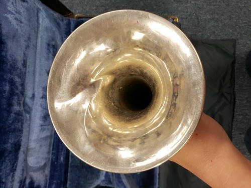 Bach Stradivarius Trumpet 72L-43 Silver Plated Early 1980s L Bore Serial# 246054