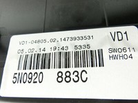 VW Tiguan I 5N 11-16 TDI 2,0 130KW Kombiinstrument Tacho VW Tiguan I 5N 11-16 15.02.2014 f5N0920883C 5N0920883C... Vorschau 6