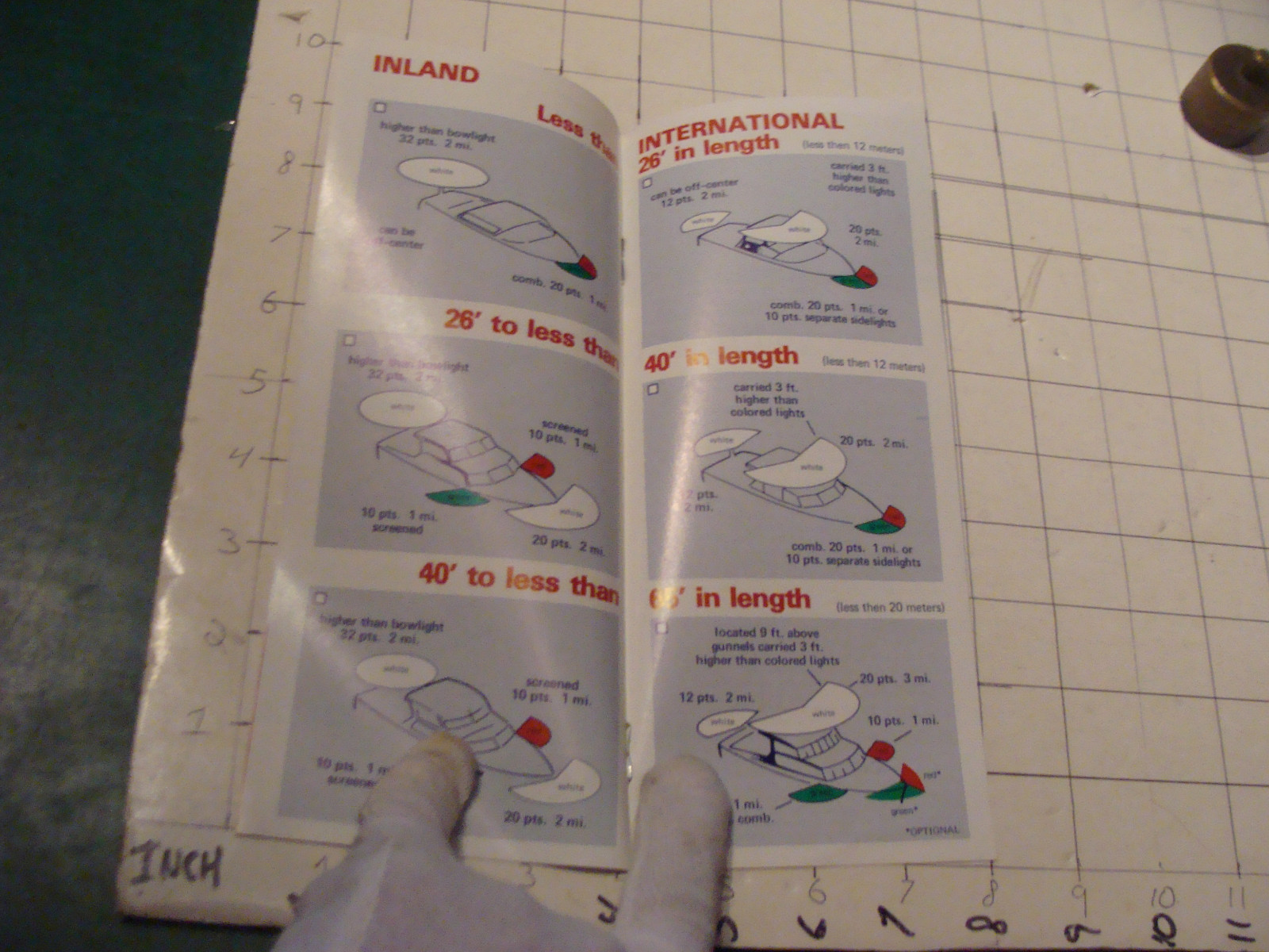 Vintage HIGH GRADE brochure: US COAST GUARD courtesy exam. paper info -1977