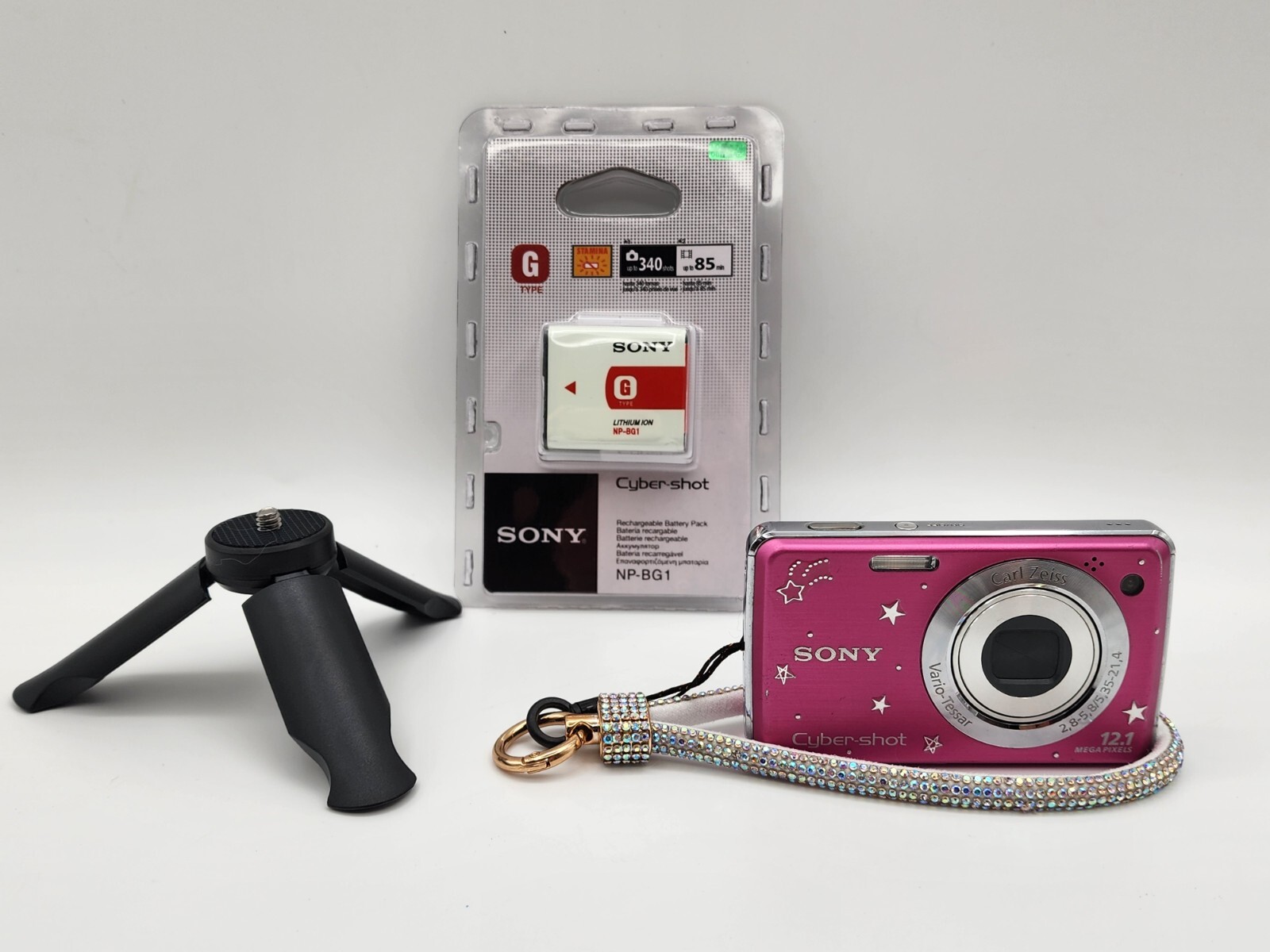 Sony Cyber-Shot DSC-W220 12.1MP Digital Camera - Hot Pink