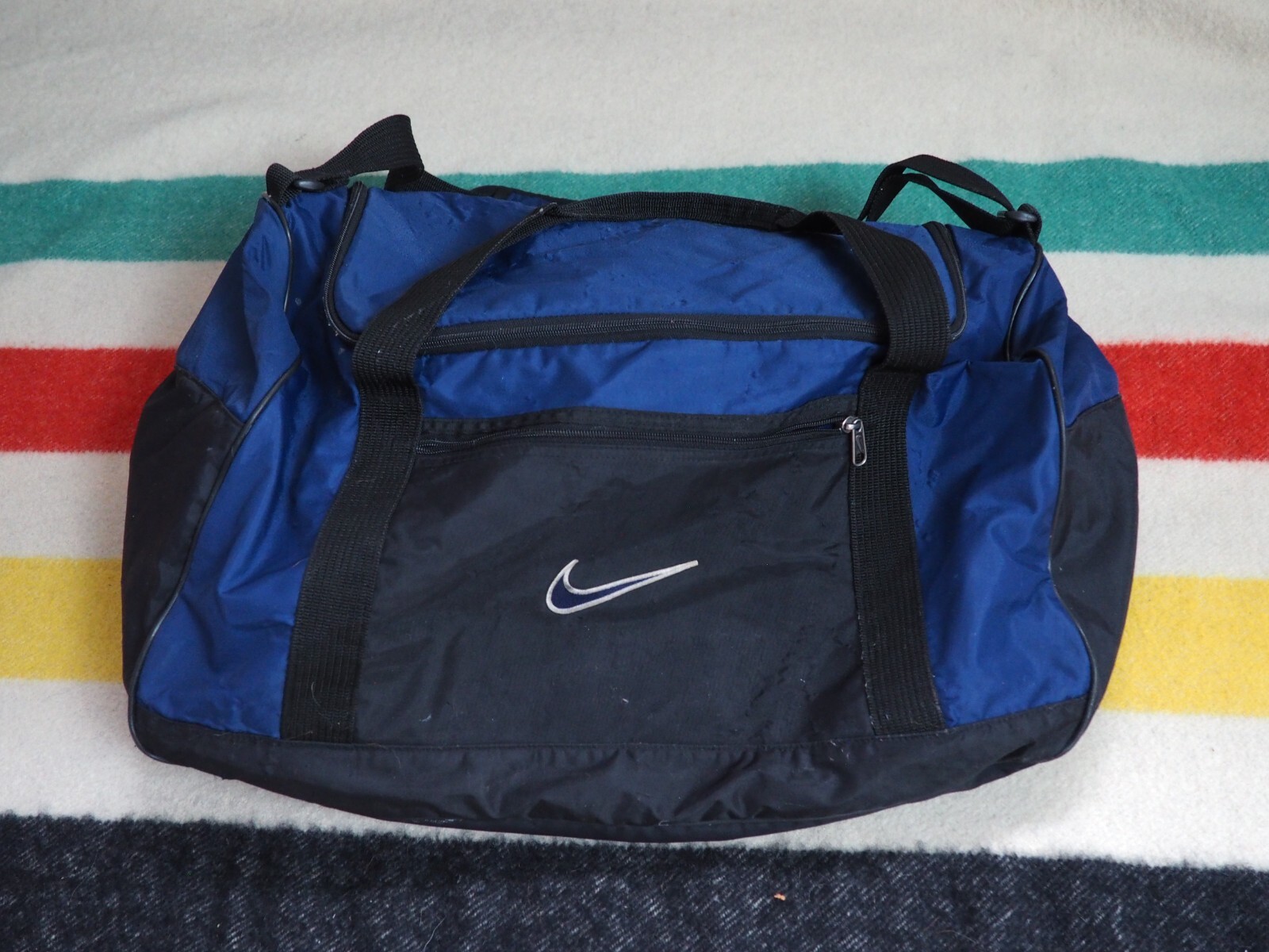 バッグ nike boston bag y2k NIKE 00s ボストンバッグ パープル・ブラック Y2K - メルカリ