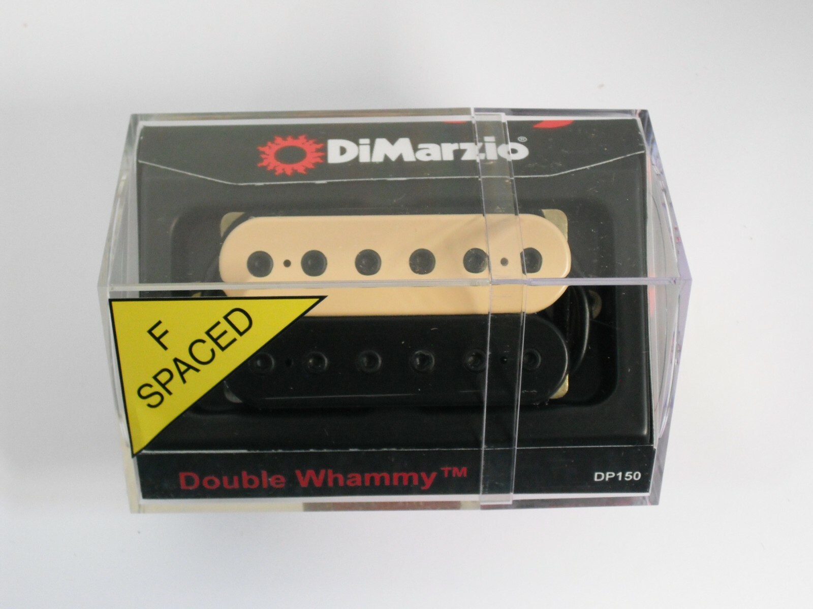 DiMarzio F-spaced Double Whammy Bridge Humbucker Black/Creme