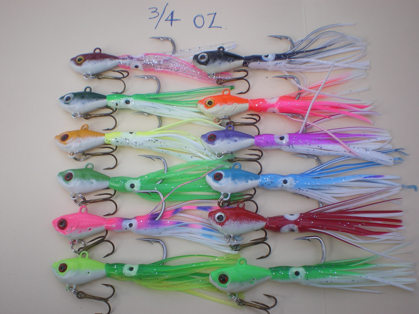 buck creek lures セット Amazon.com : 4 New Bearded Buzzbait 0.75 Oz. Bucktail
