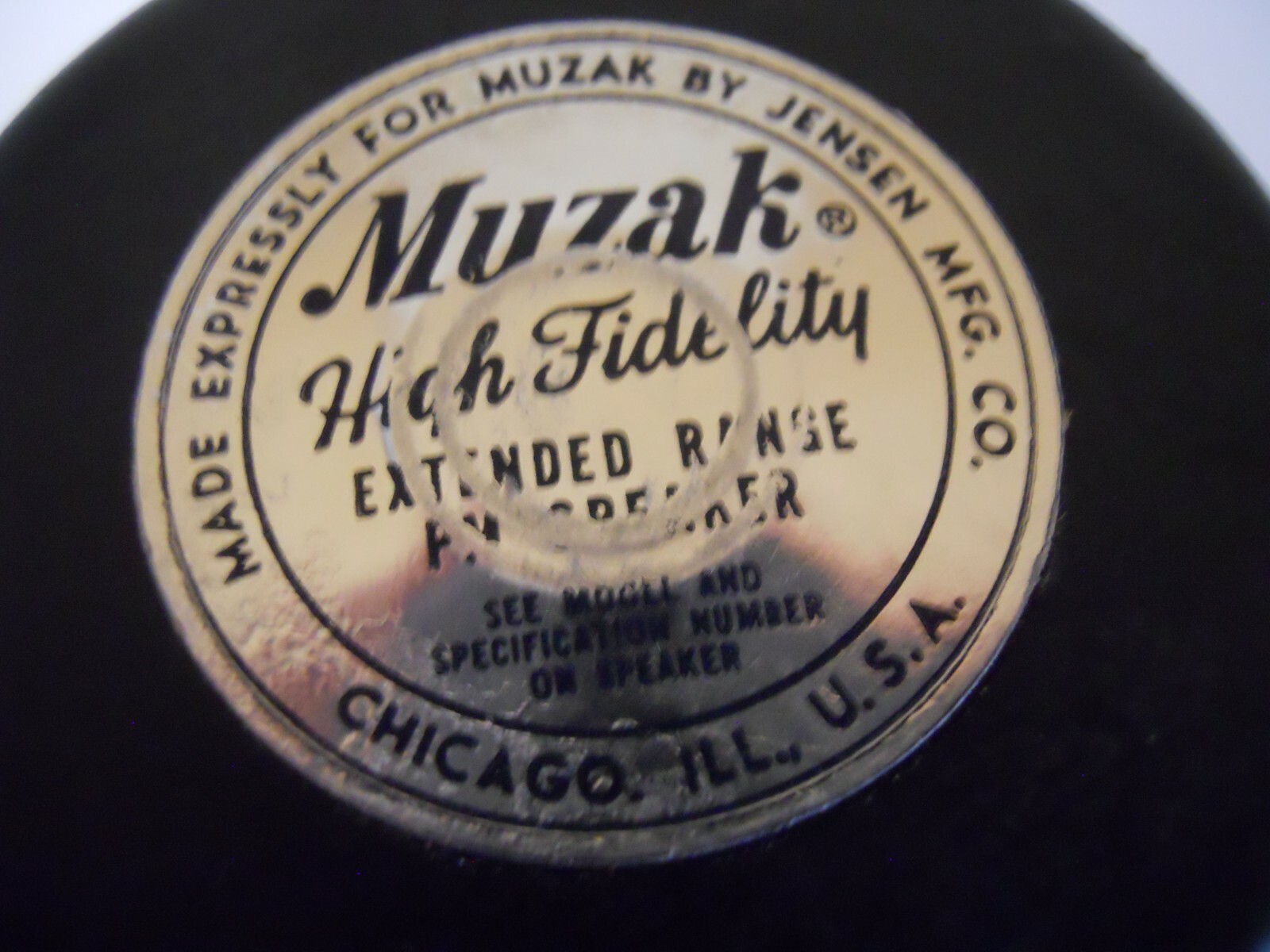 Jensen 8 Inch C8-SM Muzak Speaker Pair High Fidelity Extended Range Chicago USA