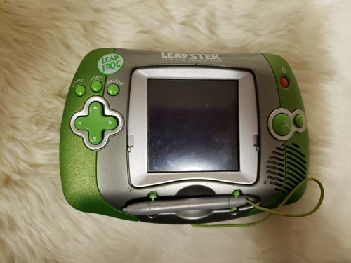 LeapFrog Leapster 2 Learning System Green 4 Games Cars Princess Dora Write/Draw
