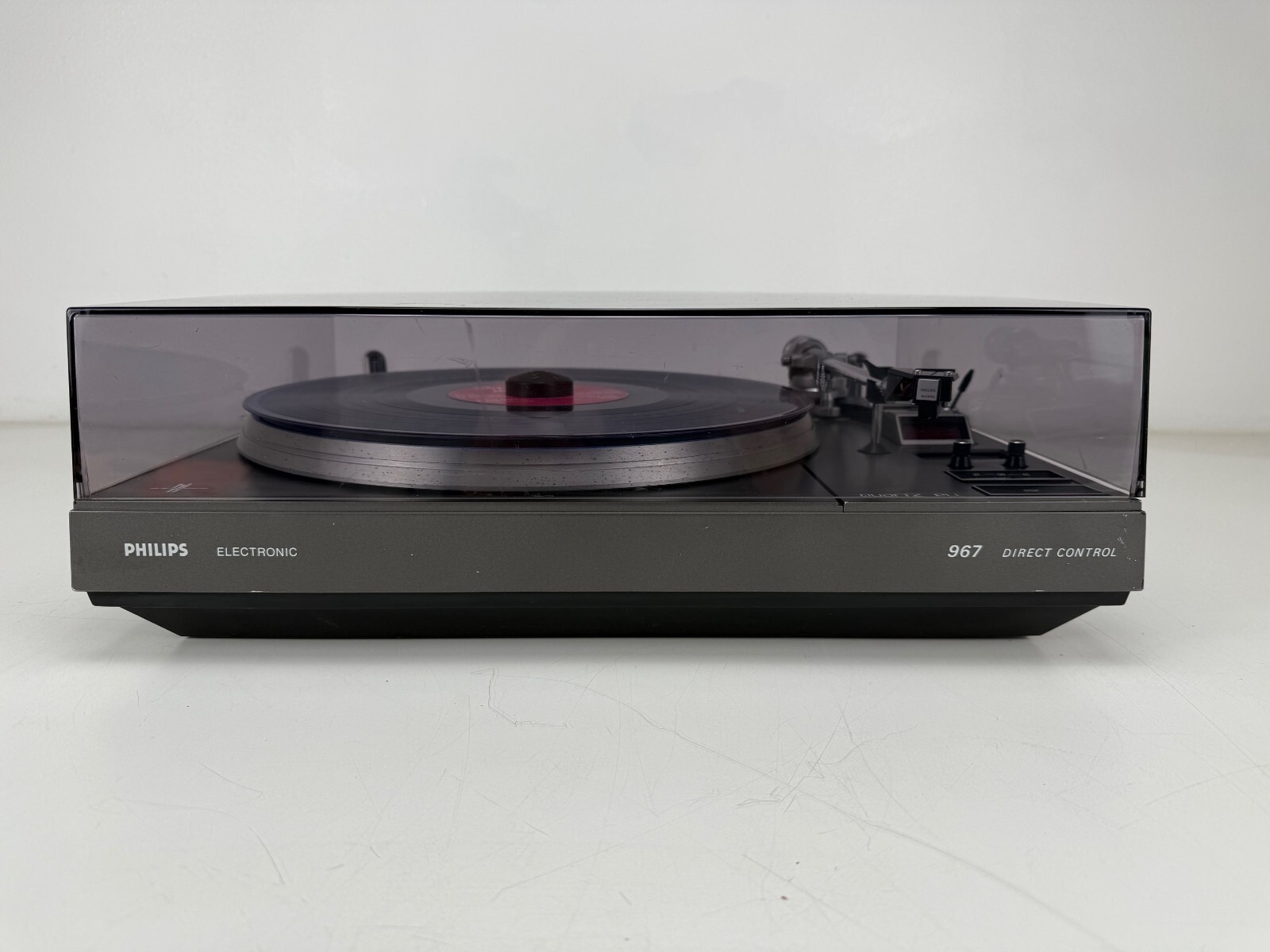 Philips 22AF967 2-Speed Belt-Drive Turntable With New Needle