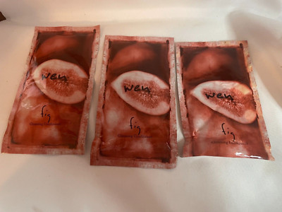 WEN by Chaz Dean Lot Of 3 Pack 2 oz FIg Cleansing Conditioner Travel Packets NEW