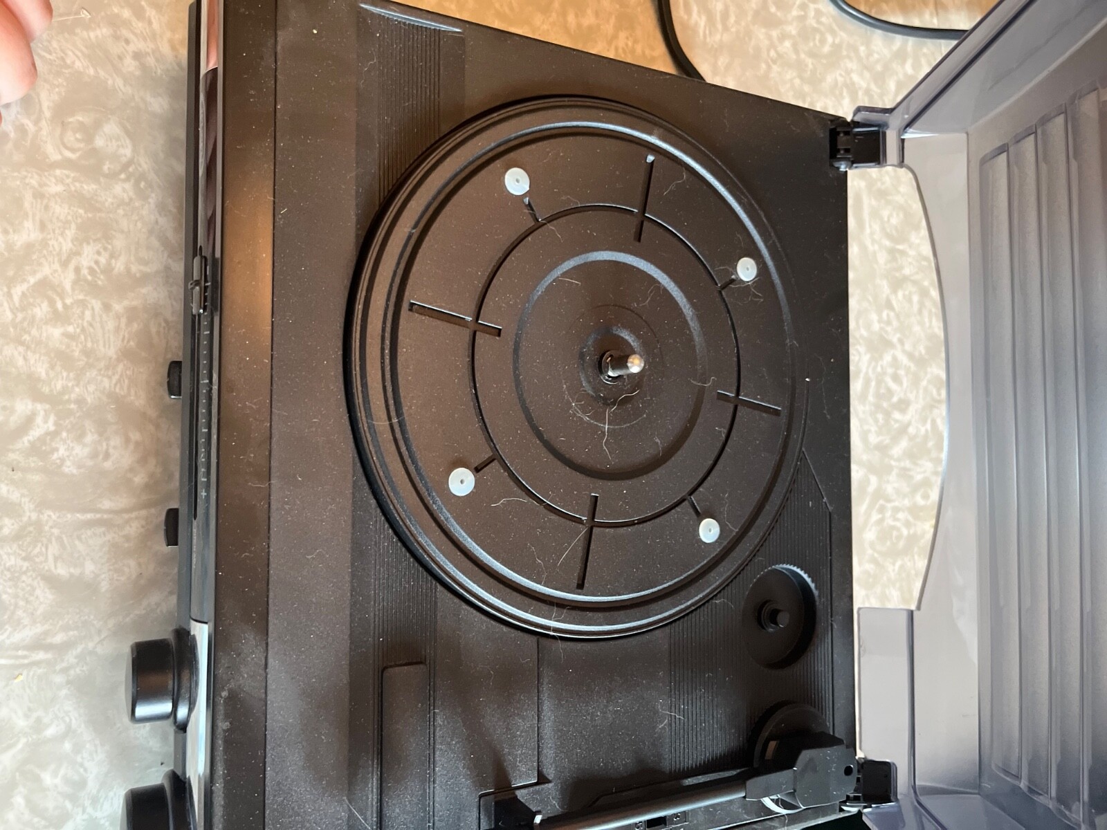 Jensen JTA230 Record Player Turntable with Speakers