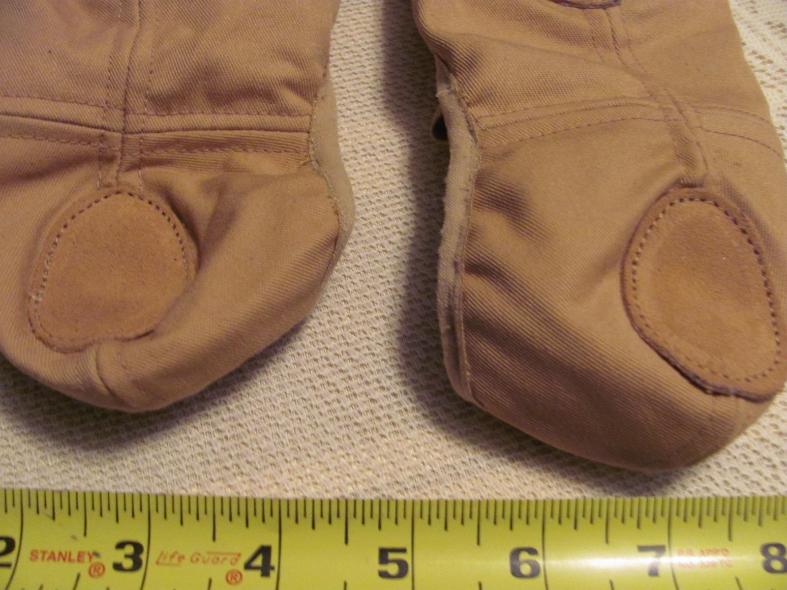 Angelo Luzio Body Wrappers Dance Shoes WENDY Size 6.5 Medium Womens Girls Beige