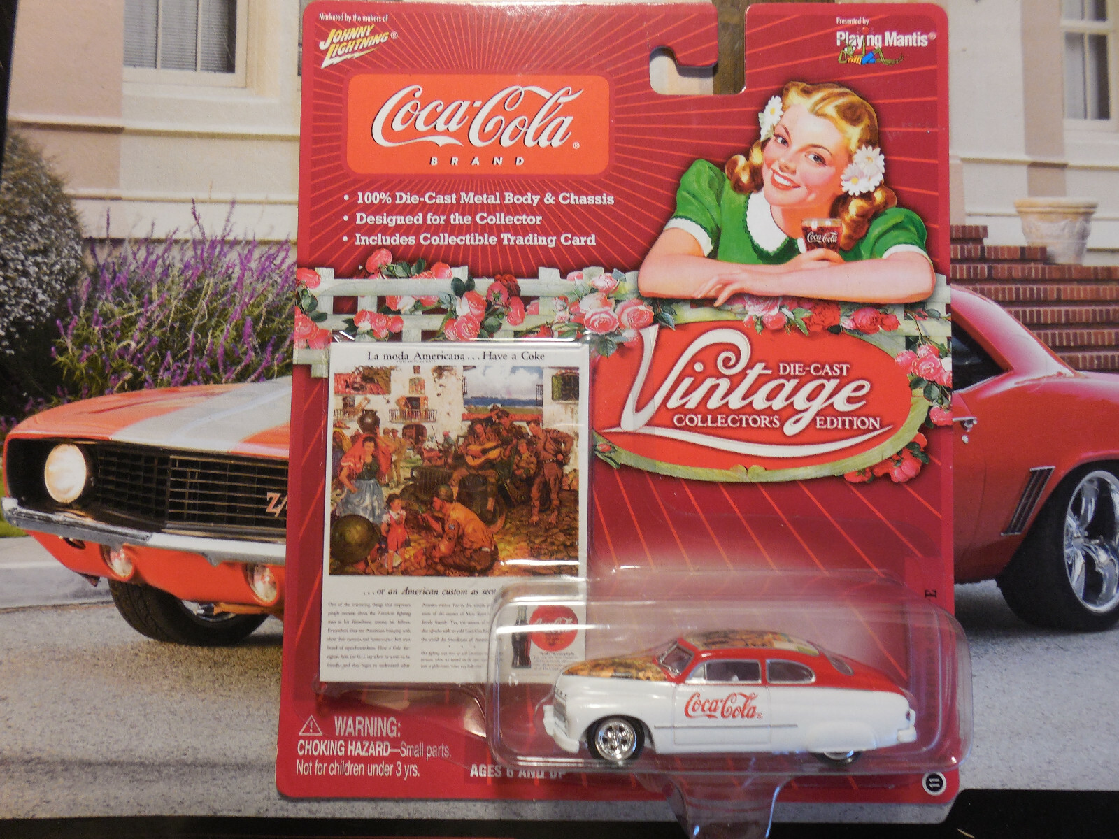 ミニカー JOHNNY LIGHTNING COCA-COLA VTG Johnny Lightning Coca Cola 1965 Ford Mustang Convertible