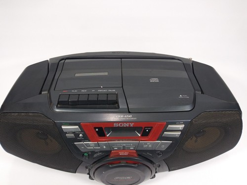 Sony CFD G50 PDW Power Drive Woofer Boombox CD Cassette Portable Radio Stereo
