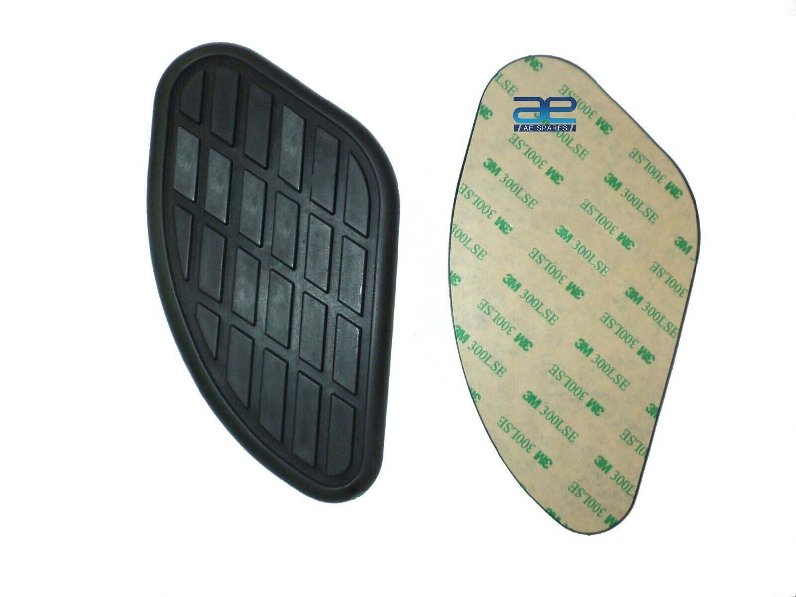 Petrol Fuel Tank Knee Rubber Pad Black For Royal Enfield Interceptor 650cc  