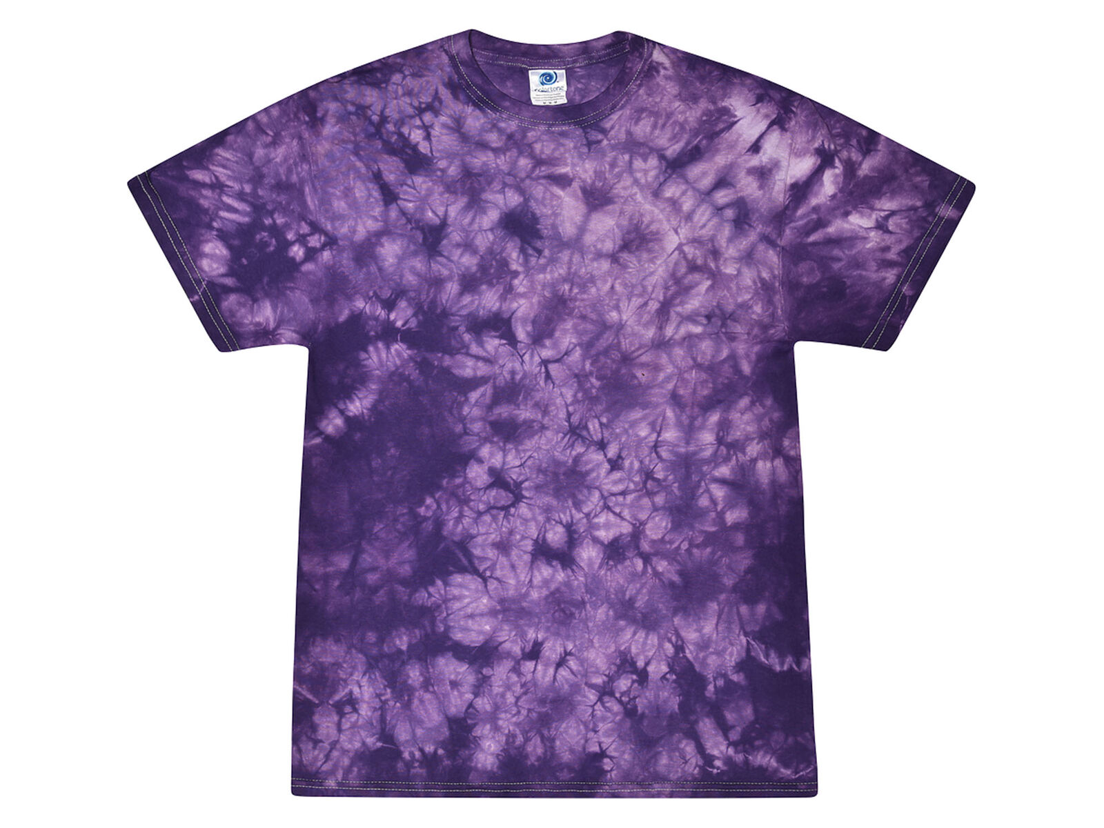 Tie Dye Crystal Purple T-Shirts S M L XL 2XL 3XL Cotton Colortone