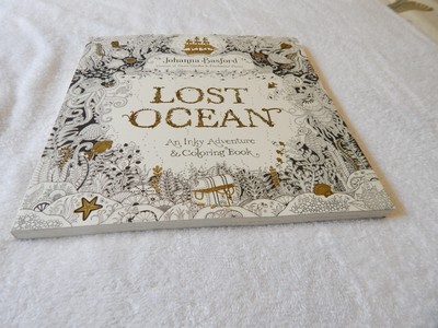 Lost Ocean An Inky Adventure Coloring Book Johanna Basford 2015 Paperback Art