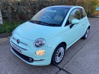2016 Fiat 500 1.2 Lounge 3dr Green 77k Miles Years MOT Warranty £20 Road Tax HAT