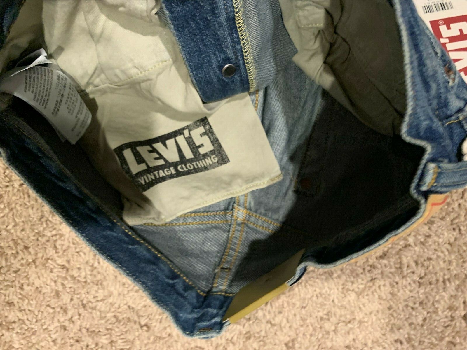 Pre-owned Levi's Lvc 1955 501 Xx Selvedge Jeans Made In Japan 28x34 Rt$265 0066 U44 In Blue